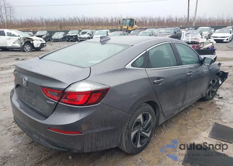 2021 Honda Insight Ex from USA, damaged, VIN 19XZE4F58ME003518